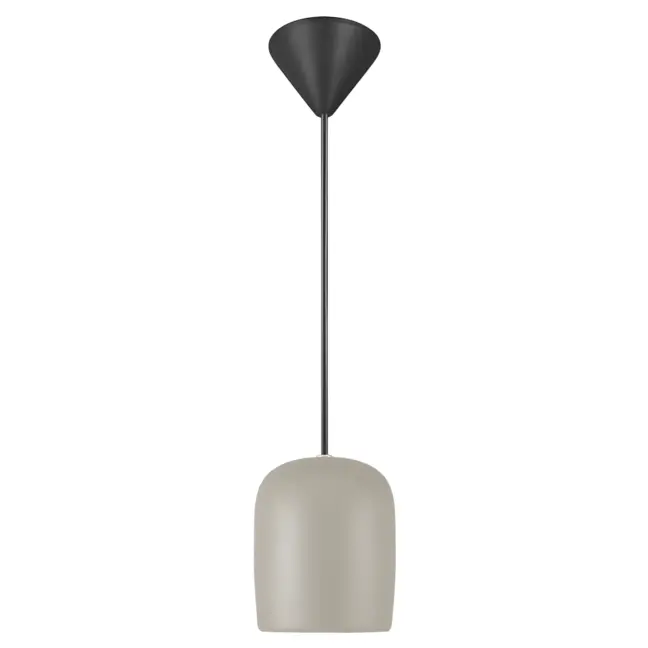 Mała lampa wisząca Notti - Nordlux - szara, dodatek w skandynawskim stylu