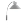 Minimalistyczny kinkiet Dial - Nordlux - nad stolik nocny w sypialni