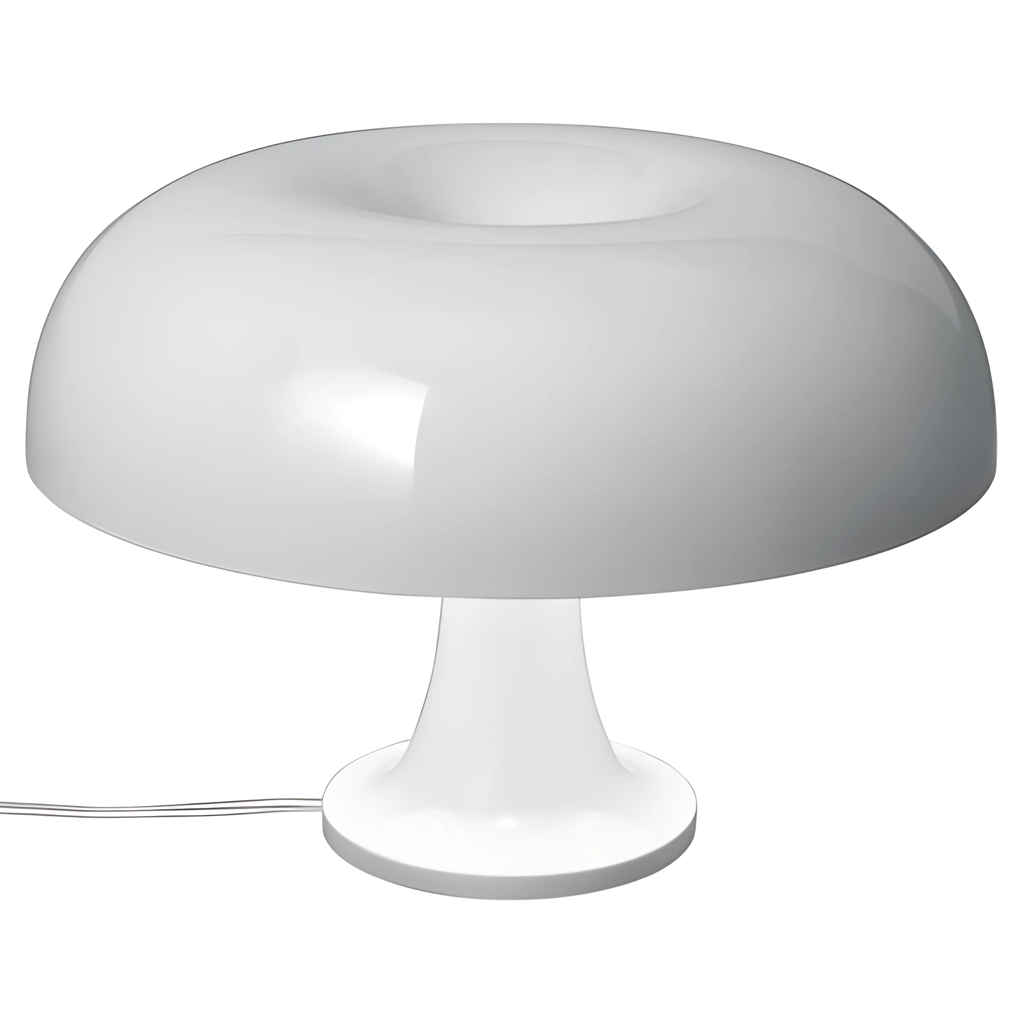 Nowoczesna biała lampa stołowa Nessino Tavolo LED