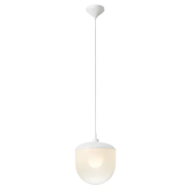 Nowoczesna lampa wisząca Magia 26 - biała, do sypialni, do pokoju dziennego