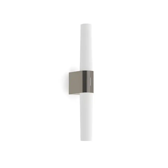 Nowoczesny kinkiet Helva Double - LED, IP44, do łazienki
