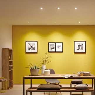 Oczko sufitowe Nova Coin do minimalistycznej sypialni