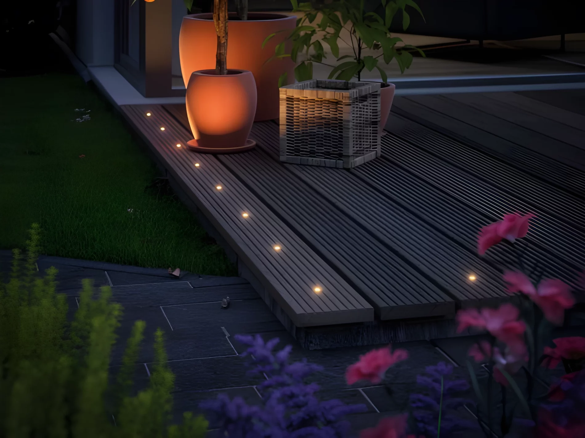 Oprawa wpuszczana MicroPen - zestaw do oświetlenia tarasu