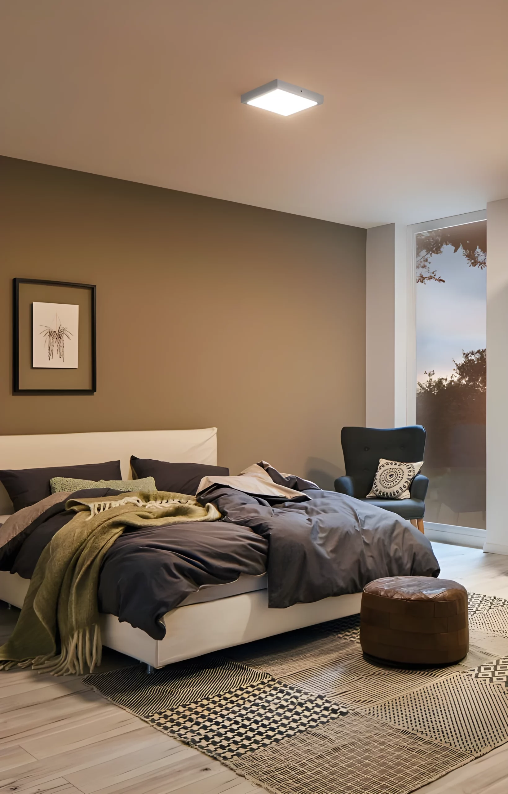 Plafon Atria do nowoczesnej sypialni