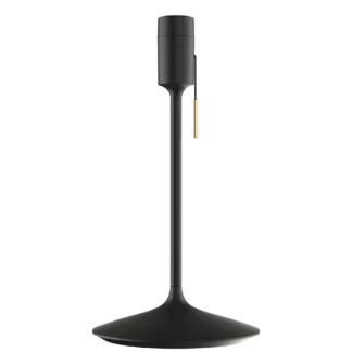 Czarna podstawa do lamp stołowych Santé z gniazdem USB