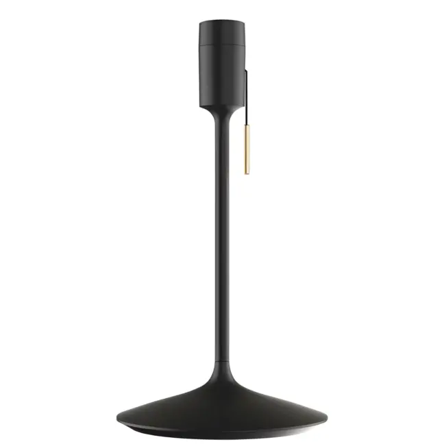 Czarna podstawa do lamp stołowych Santé z gniazdem USB