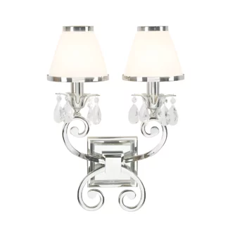 Podwójny kinkiet Oksana jako doświetlenie salonu