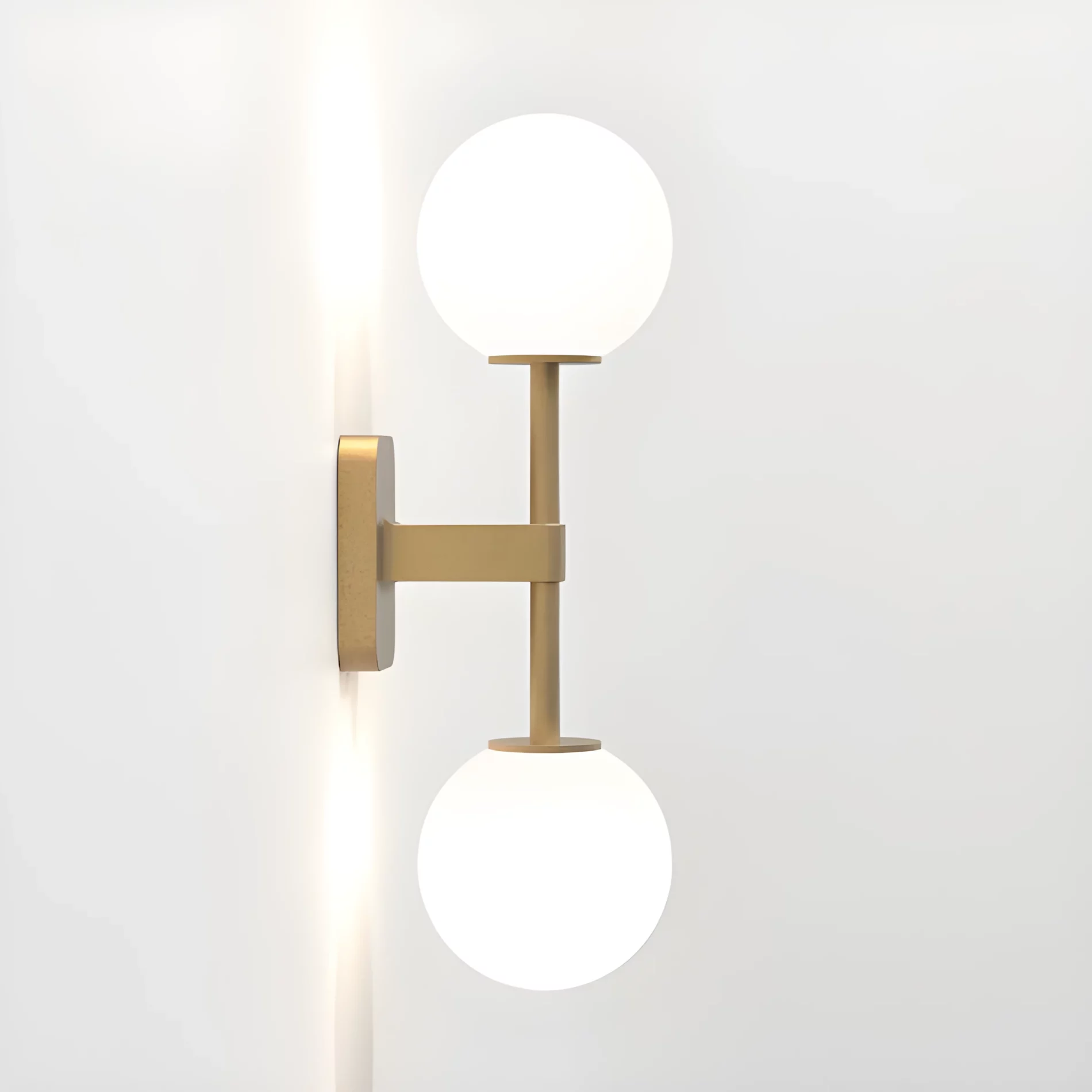 Podwójny kinkiet Tacoma do eleganckiej łazienki, IP44