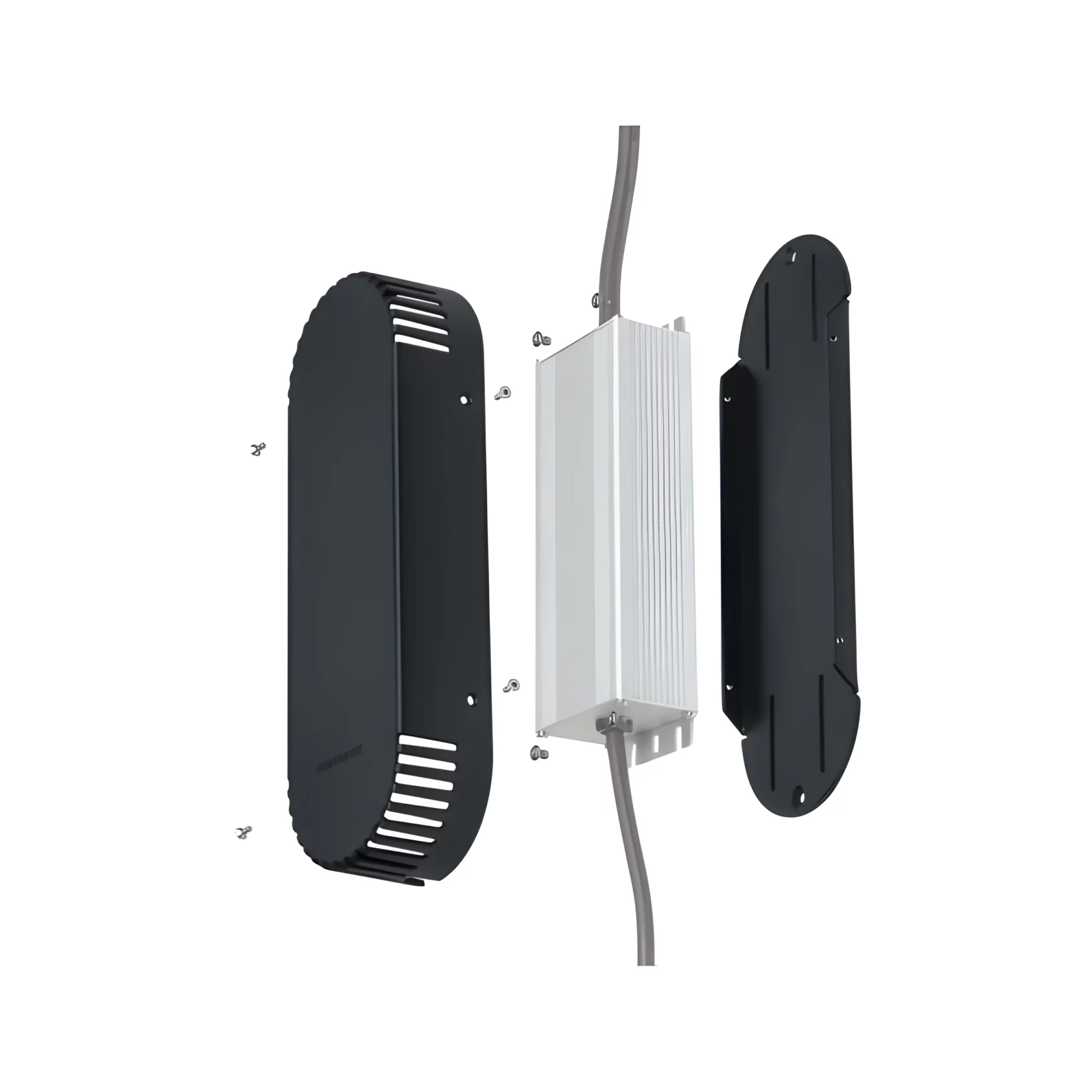 Pokrywa transformatora Plug&Shine -szary plastik