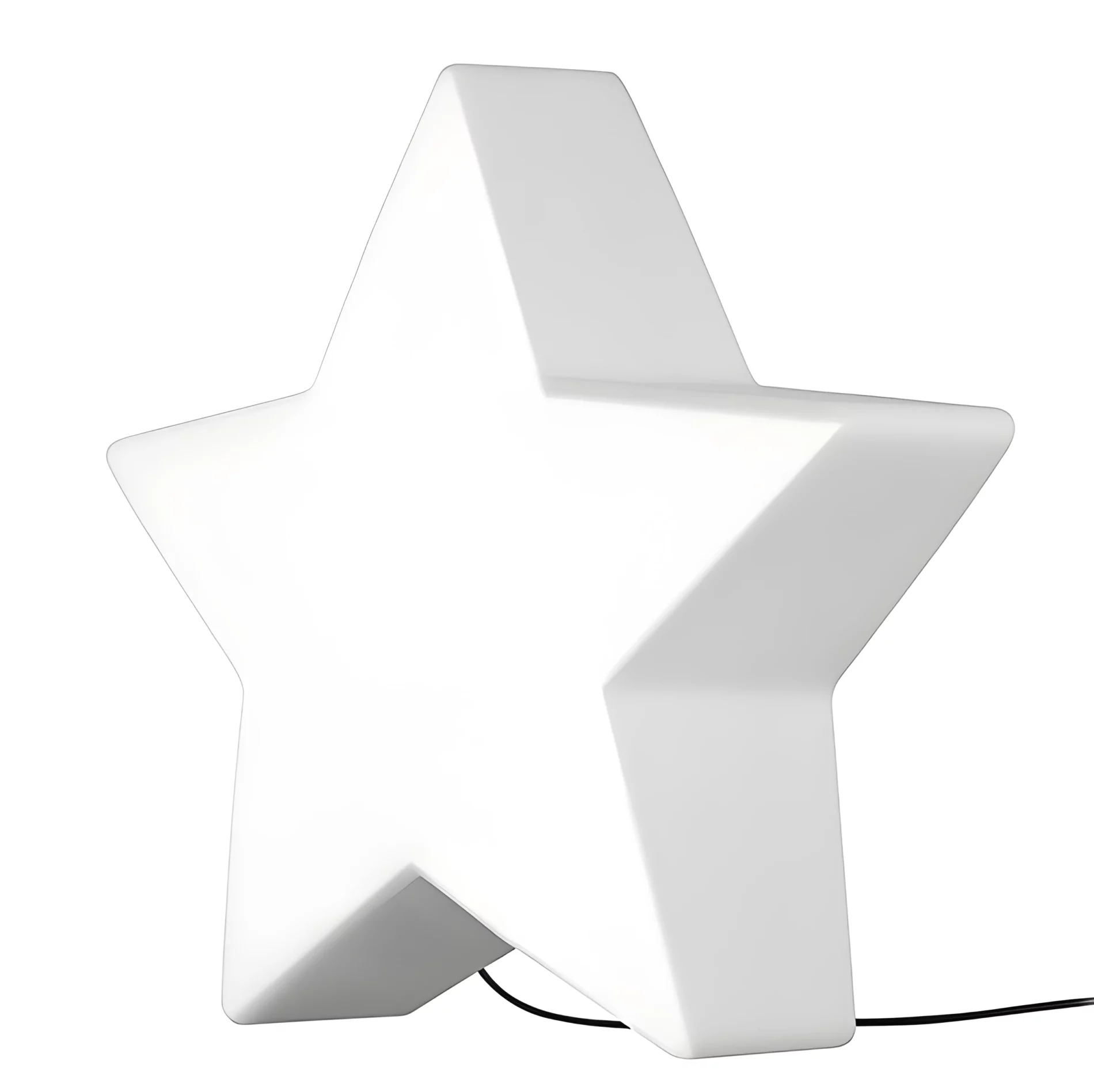 Świąteczna lampa ogrodowa Star z oprawą E27 i wtyczką