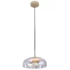 Nowoczesna wisząca lampa Disco z kloszem ze szkła