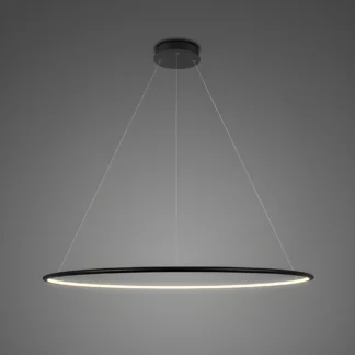 Wisząca lampa Shape XL w kolorze czarnym z wbudowanym LED-em o ciepłej barwie 3000K i funkcją ściemniania