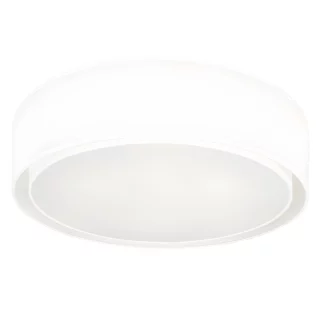 Biały plafon Mist III o średnicy 50 cm