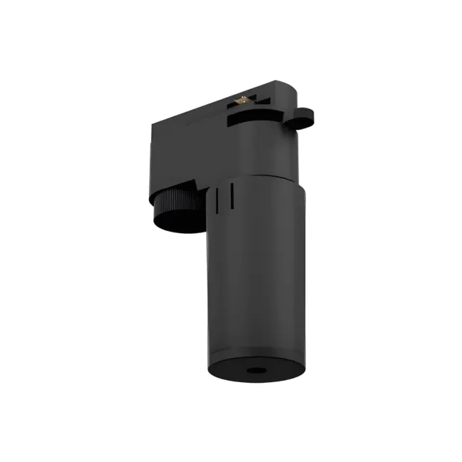 Czarny adapter kompatybilny z systemem szynowym Profile