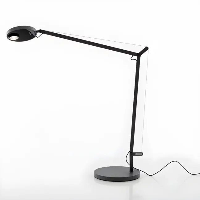 Stołowa lampa Demetra Professional Tavolo w kolorze antracytowym z funkcją ściemniania
