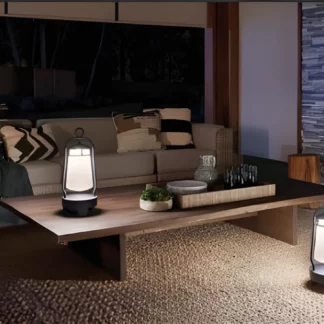 Przenośna latarnia ogrodowa Lyndon na taras