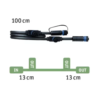 Przewód łączący Plug&Shine - IP68, 1m, 1in-3out