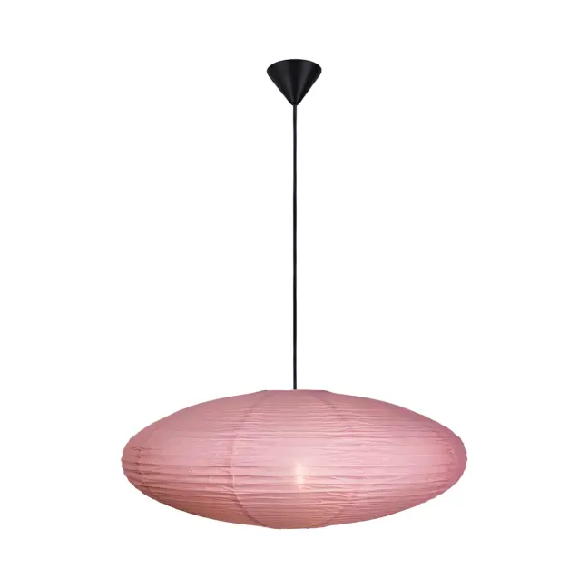 Różowy lampion Villo - Nordlux - papierowy