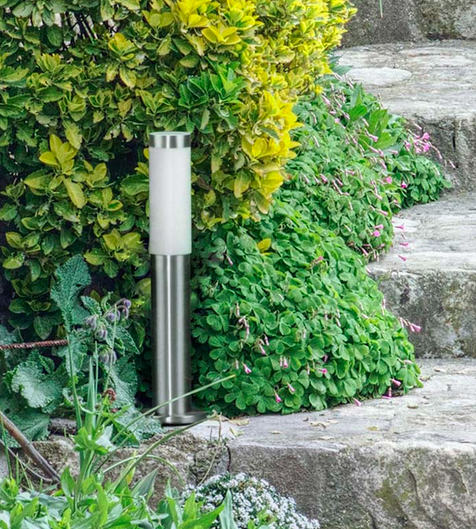 Słupek ogrodowy Anica 45 cm IP44 srebrny E27