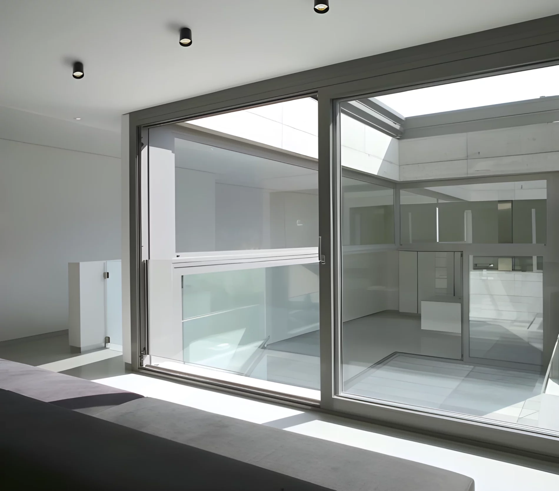 Spot sufitowy Plasma nad strefę relaksu