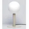 Beżowa lampa stołowa Matuba z elegancką podstawą