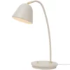 Stylowa lampa stołowa Fleur - kremowa, do nowoczesnego wnętrza