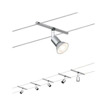 System linkowy Spice Salt - 5x10W, 230/12V, matowy chrom