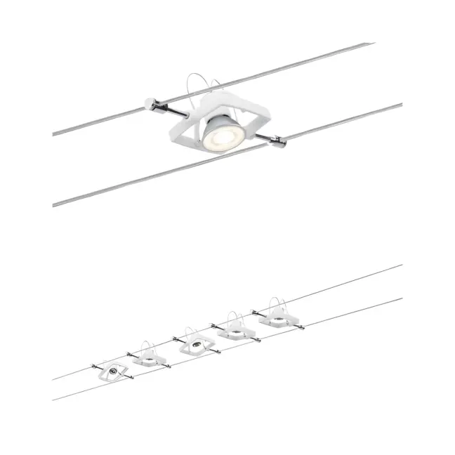 System linkowy Zest Mac II – 5x10W, 230/12V, biały