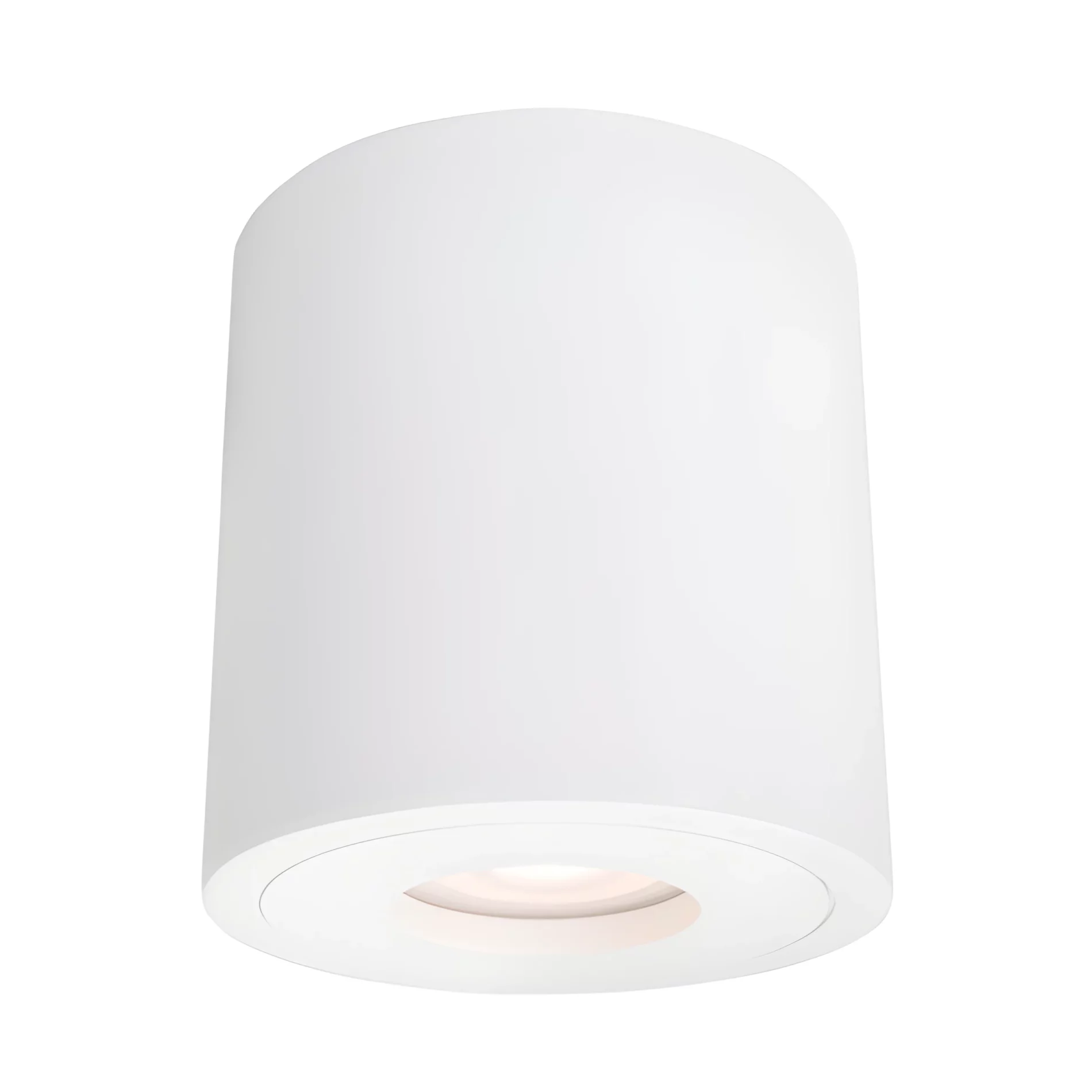 Tuba sufitowa Faro - biała nowoczesna, IP44 - łazienka