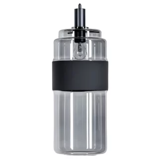 Stylowa czarna lampa wisząca Umbriel Long