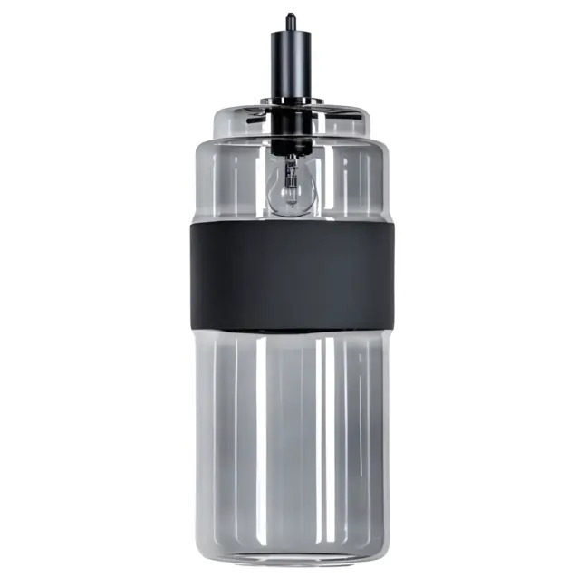 Stylowa czarna lampa wisząca Umbriel Long
