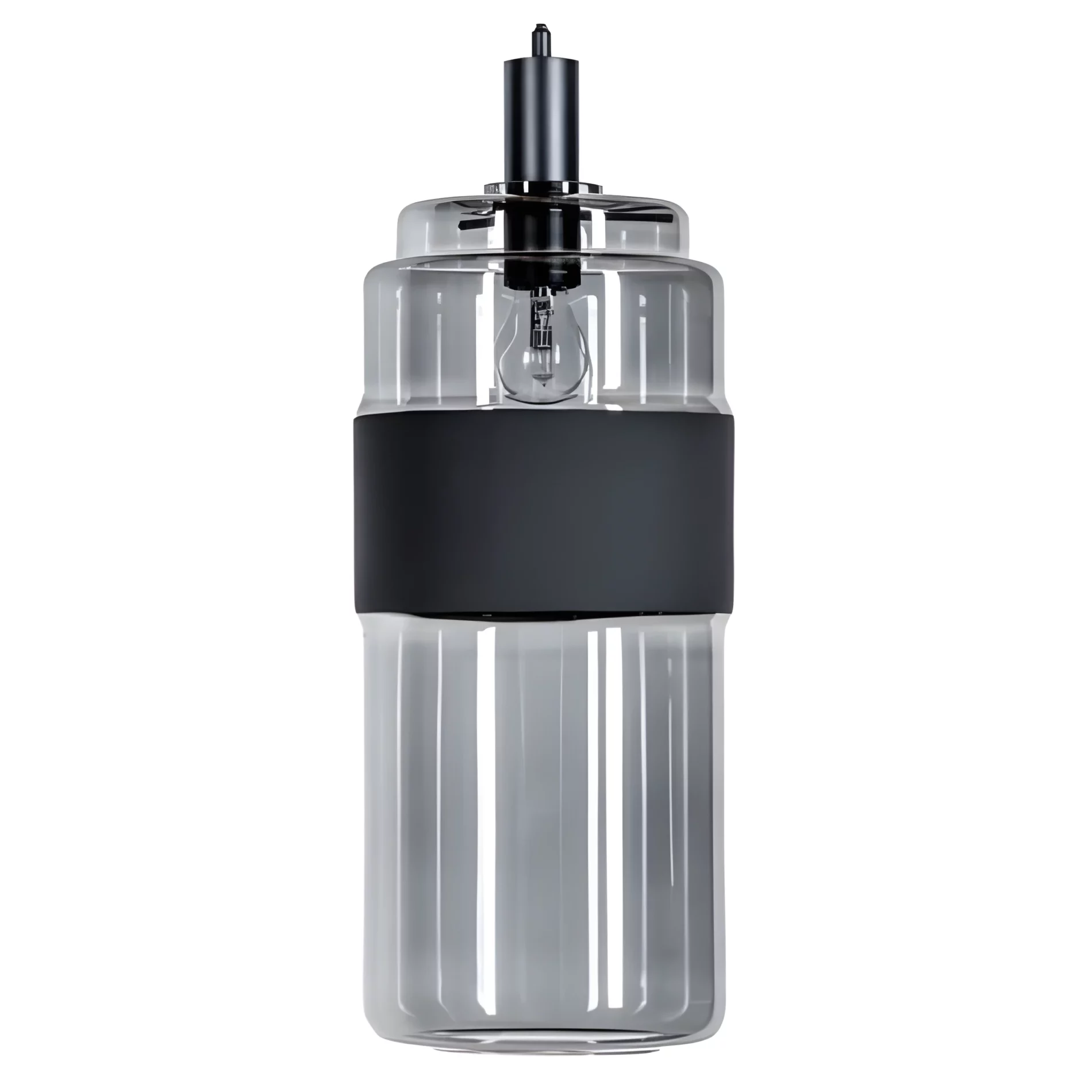 Stylowa czarna lampa wisząca Umbriel Long