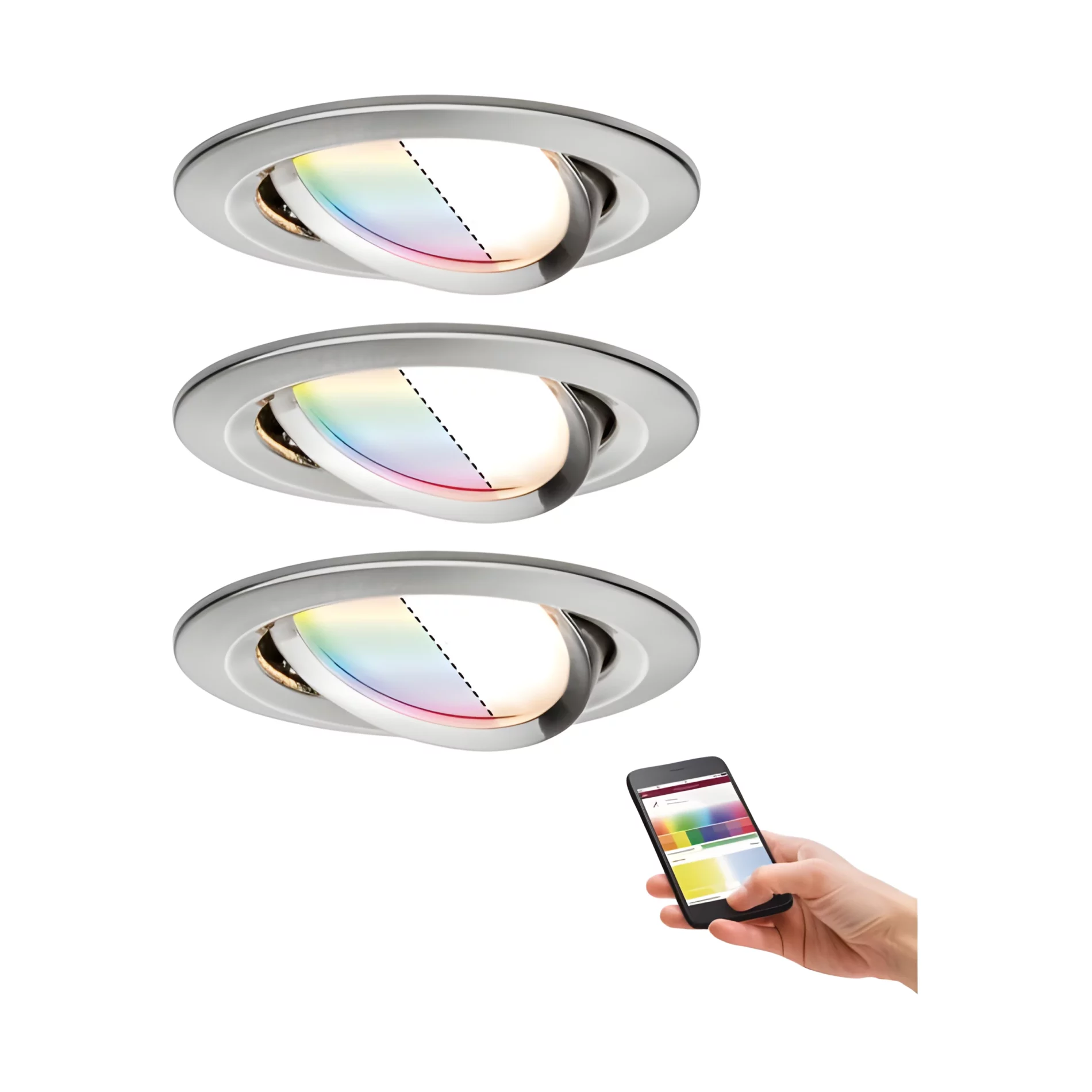 Zestaw oczek sufitowych Nova Plus - RGBW, Smart Home