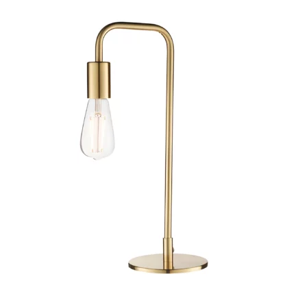 Złota lampa stołowa Rubens
