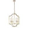 Elegancka, złota lampa wisząca Edrea