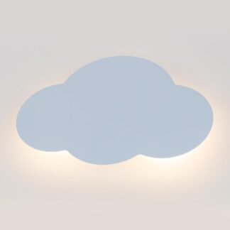 Błękitny kinkiet dziecięcy Cloud G9 IP20 – lampa ścienna w kształcie chmurki