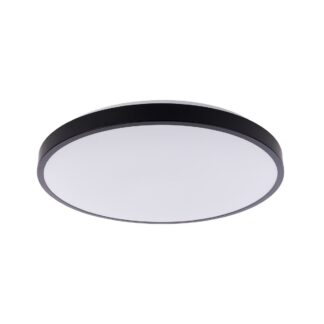 Plafon LED Agnes 38,5 cm czarny IP44 3000K 22W 1600 lm