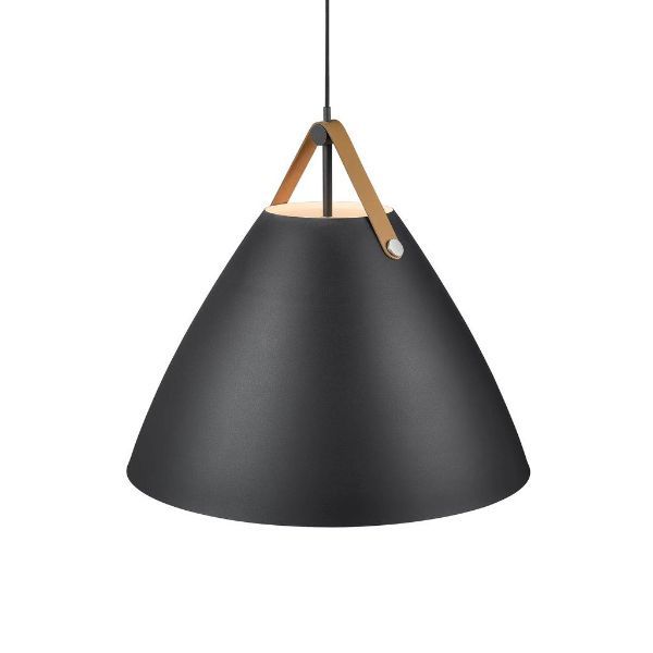 Lampa wisząca Nordlux Strap 68 czarna E27 60W IP20