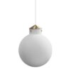 Lampa wisząca Raito 30 biało‑złota E27 szklana IP20 DFTP
