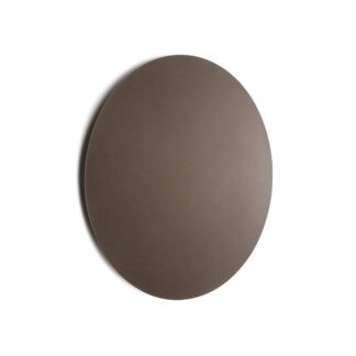 Kinkiet LED Ring M 35 cm brązowy – nowoczesna oprawa z efektem aureoli