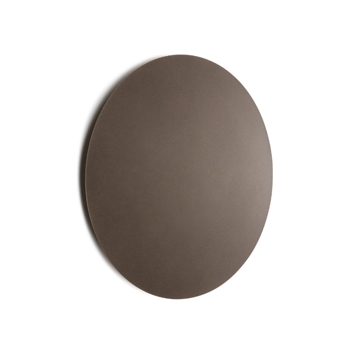 Kinkiet LED Ring M 35 cm brązowy – nowoczesna oprawa z efektem aureoli