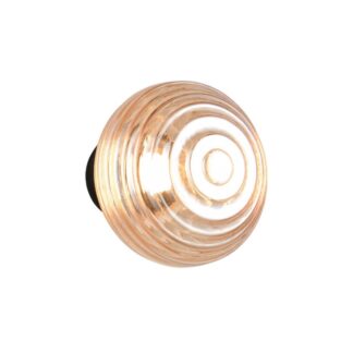 Kinkiet LED Earl przenośny z bursztynowym kloszem – ładowany USB