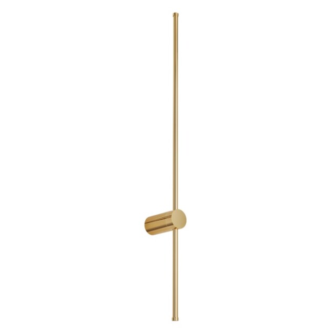 Złoty kinkiet LED Sparo 100 cm – elegancki połysk i ciepłe światło