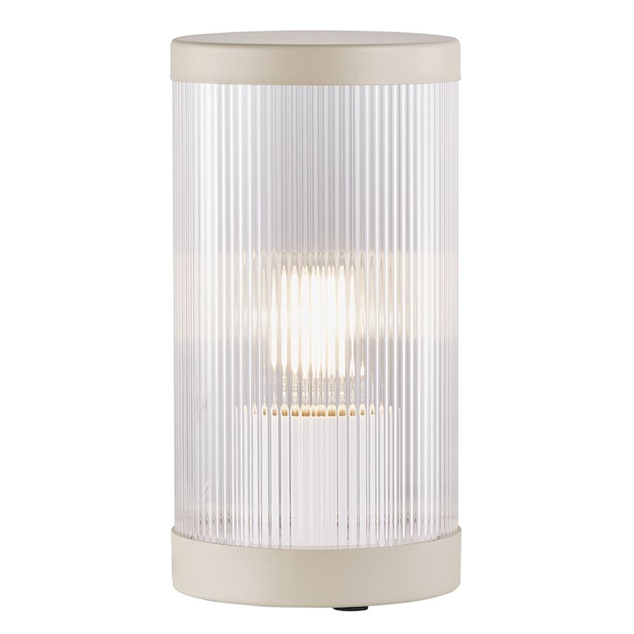 Lampa stołowa Coupar IP54 — kremowa, odporna na warunki zewnętrzne