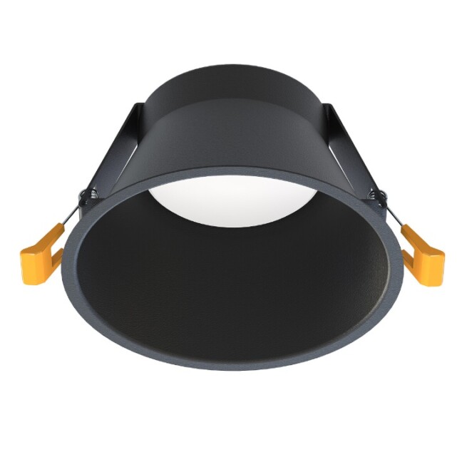 Oczko sufitowe UNO L czarne 14,5 cm GX53 IP20