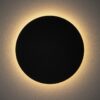 Kinkiet ścienny LED Ring M 35 cm czarny – dekoracyjne światło aureoli
