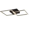 Plafon LED Trail 20W czarny z ruchomymi panelami geometrycznymi