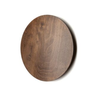 Kinkiet drewniany LED Ring M 35 cm orzech – ciepłe światło, nowoczesny design