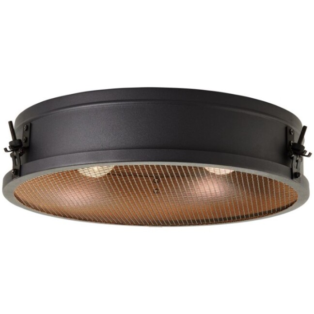Plafon sufitowy Zois 42 loft z dekoracyjną kratką, 2xE27, 42 cm