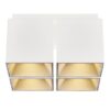 Biała lampa sufitowa Nordlux Ethan 4 GU10 IP20 – minimalistyczny spot z 4 reflektorami
